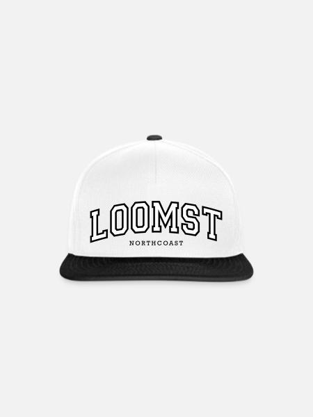 Loomst College - Snapback Cap - Weiß/Schwarz