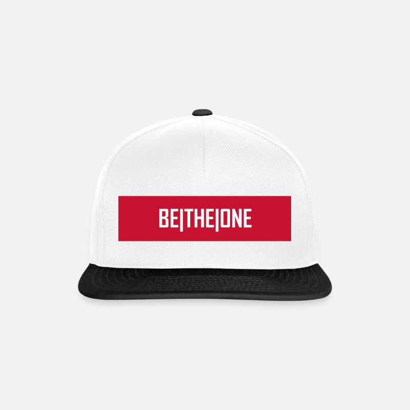 Be the one - Snapback Cap - Weiß/Schwarz