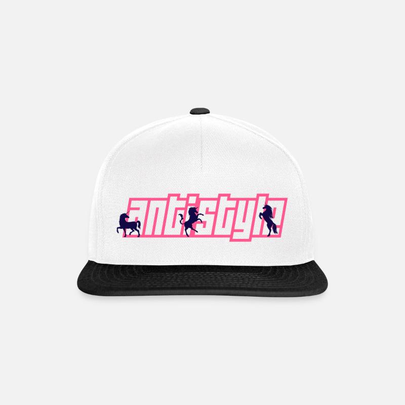 Antistyle Unicorn´s - Snapback Cap - Weiß/Schwarz