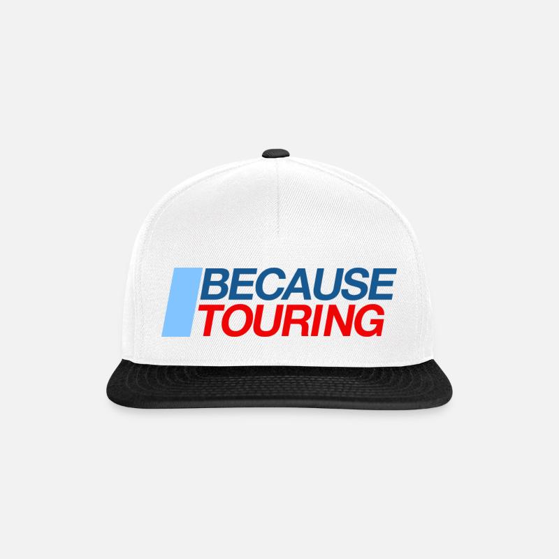 Because Touring - Snapback Cap - Weiß/Schwarz