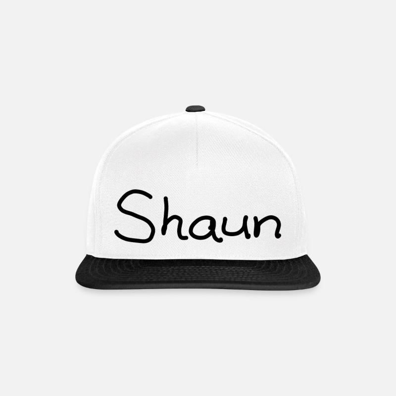 Shaun - Snapback Cap - Weiß/Schwarz