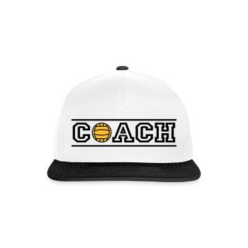 Coach - Casquette snapback - blanc/noir - Devant