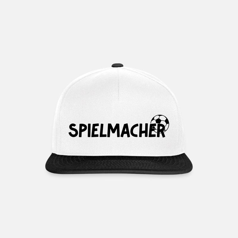 Spielmacher - Snapback Cap - Weiß/Schwarz
