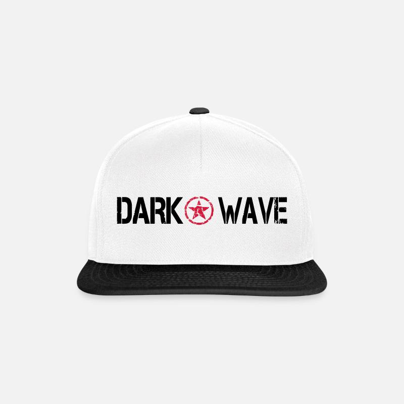 darkwave - Casquette snapback - blanc/noir