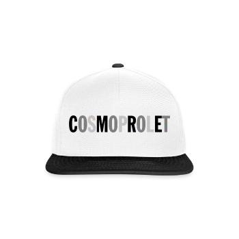 CosmoProlet Black Grey - Snapback Cap - Weiß/Schwarz - Vorne