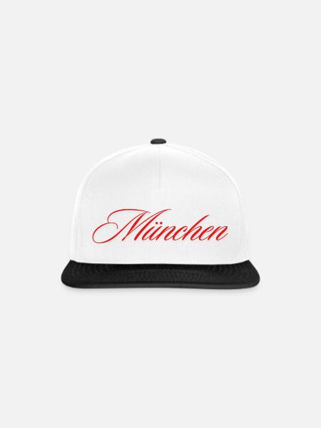 München - Snapback Cap - Weiß/Schwarz