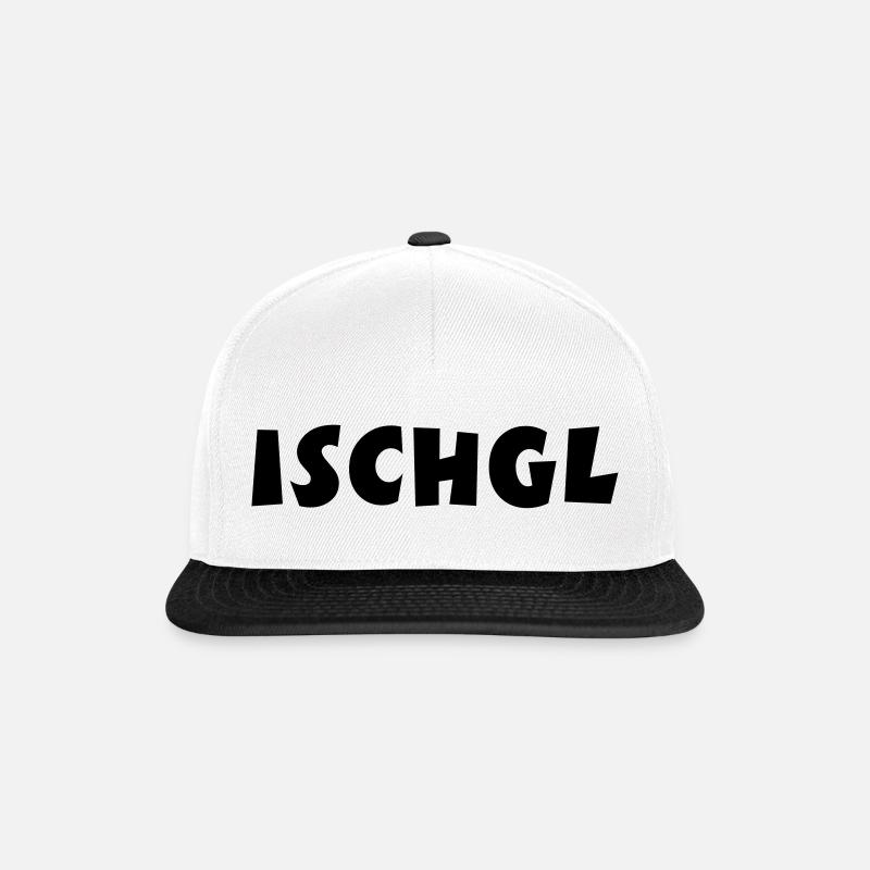 Ischgl - Snapback Cap - white/black