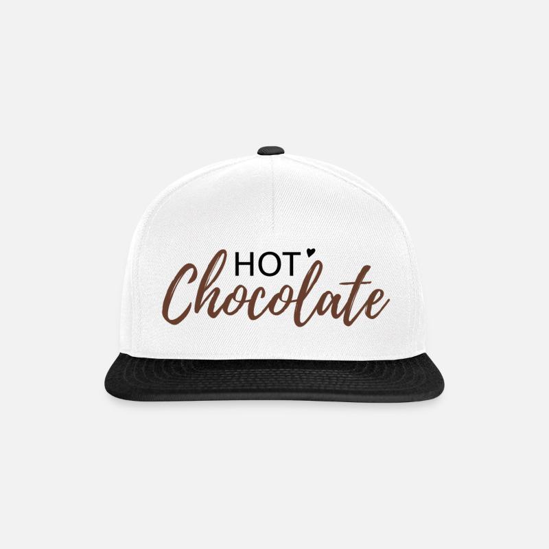 Hot Chocolate Lettering – Hot Chocolate - Snapback Cap - white/black
