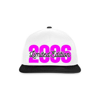 2006 Limited Edition Geburtstagsshirt - Snapback Cap - Weiß/Schwarz - Vorne