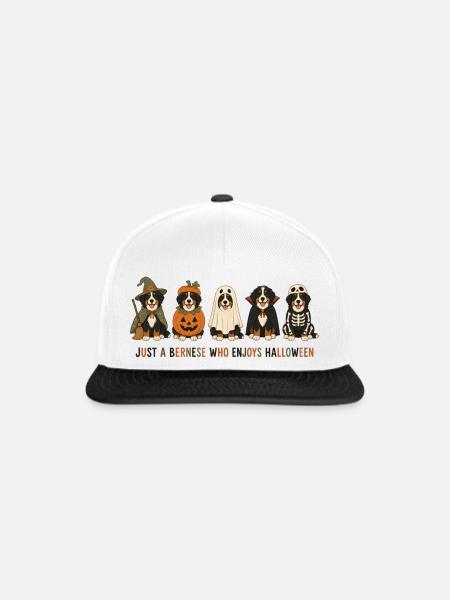 Berner Halloween-Crew - Snapback Cap - Weiß/Schwarz
