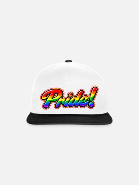 Pride - Snapback Cap - Weiß/Schwarz