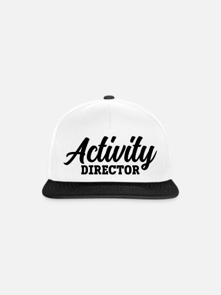 Activity Director Beruf - Snapback Cap - Weiß/Schwarz