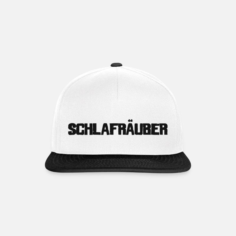 Søvnrøvere - Snapback Cap - hvid/sort
