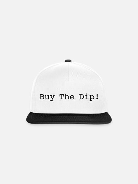 Buy The Dip! - Snapback Cap - Weiß/Schwarz