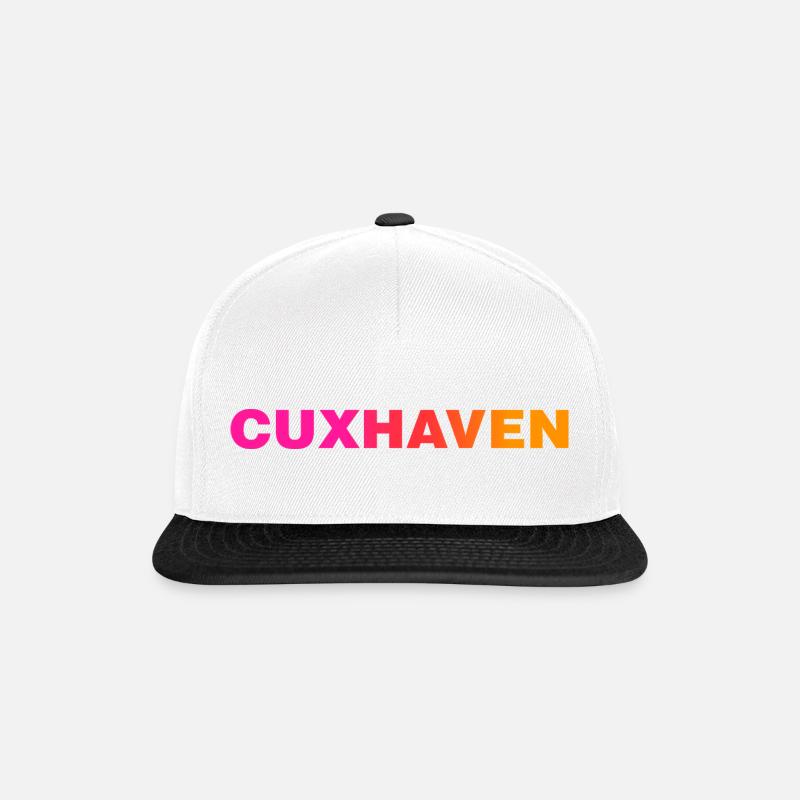 CUXHAVEN - Snapback Cap - Weiß/Schwarz