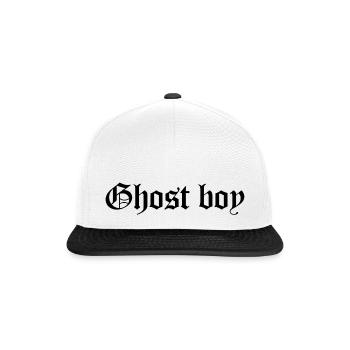 Ghost Boy Aesthetic - Snapback Cap - Weiß/Schwarz - Vorne