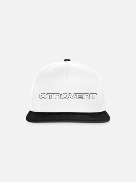 Otrovert - Snapback Cap - Weiß/Schwarz