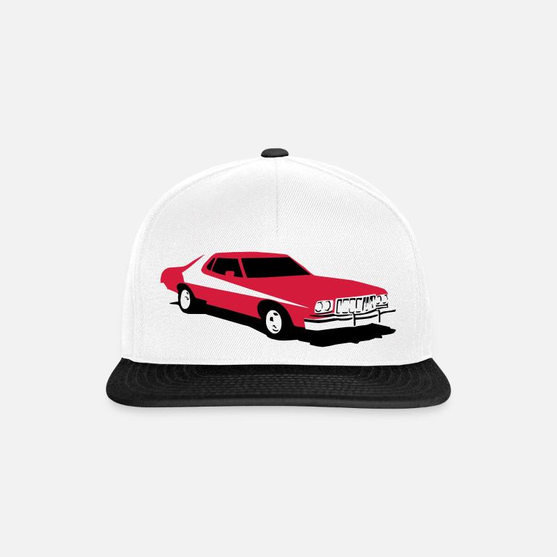 SH_Gran_Torino 2 Farben - Snapback Cap - Weiß/Schwarz