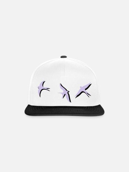 Schwalbe - Snapback Cap - Weiß/Schwarz
