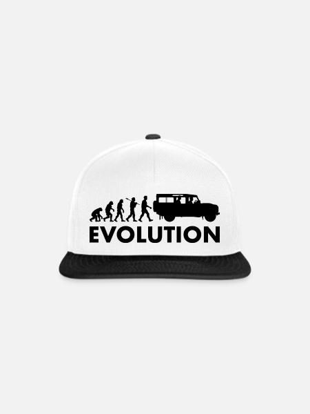 Defender 110 Evolution - Snapback Cap - Weiß/Schwarz