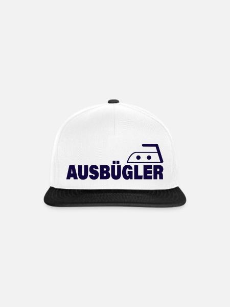AUSBÜGLER - Snapback Cap - Weiß/Schwarz