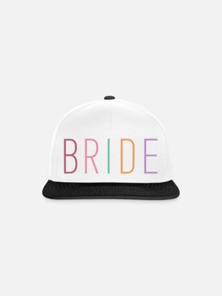 Bride! - Snapback Cap - Weiß/Schwarz