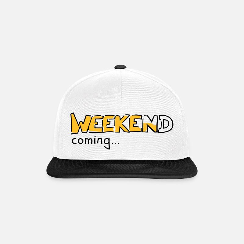 Weekend - Casquette snapback - blanc/noir
