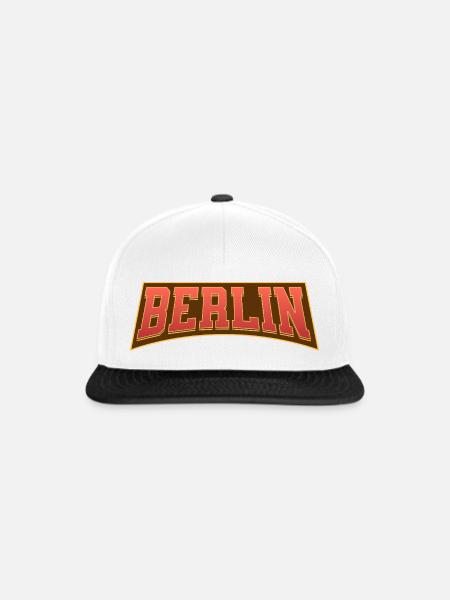 Berlin - Snapback Cap - Weiß/Schwarz