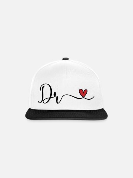Dr - Snapback Cap - Weiß/Schwarz
