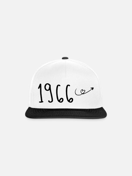 1966 Jubiläum 1966 Rückblick 1966 - Snapback Cap - Weiß/Schwarz