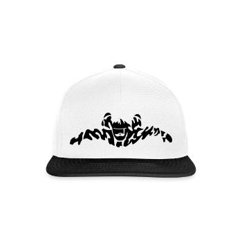 skydiver extreme - Snapback Cap - white/black - Front