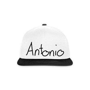 Antonio - Snapback Cap - Weiß/Schwarz - Vorne