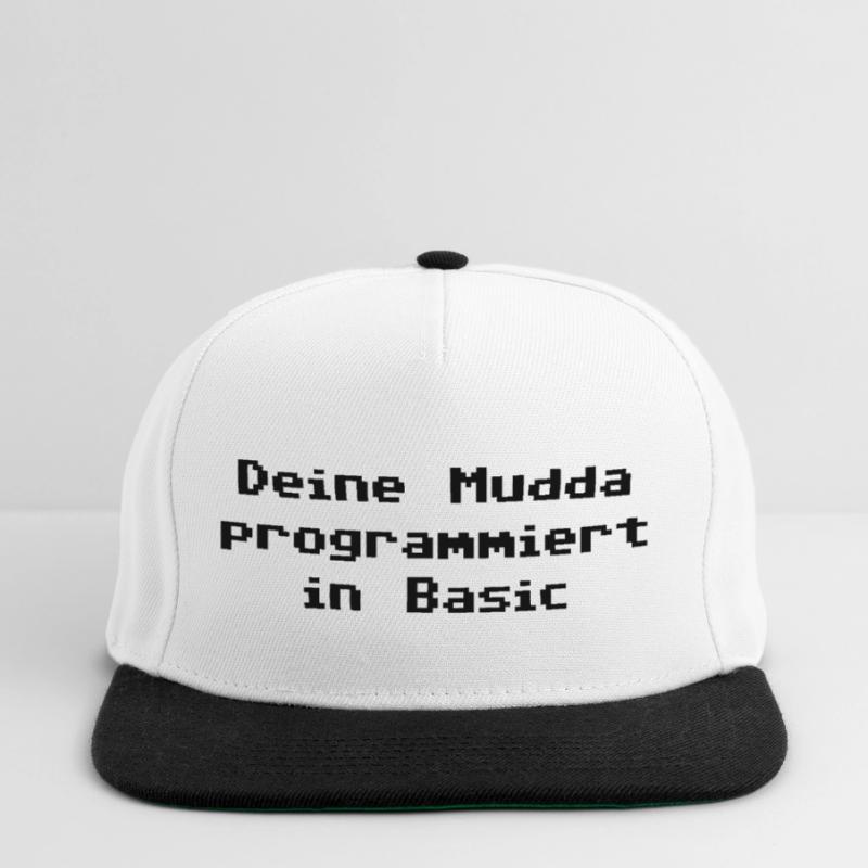 Deine Mudda programmiert in Basic Snapback Cap