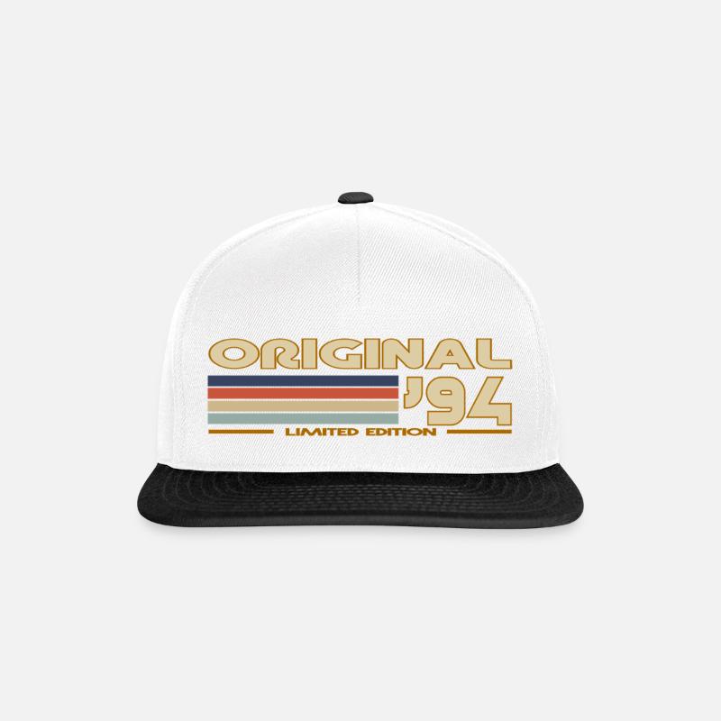 1994 - Snapback Cap - Weiß/Schwarz