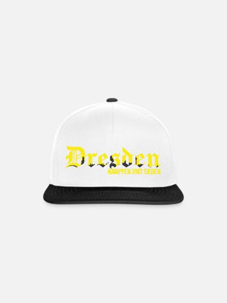 Dresden - Snapback Cap - Weiß/Schwarz