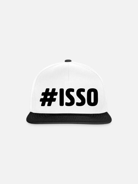 isso - Snapback Cap - Weiß/Schwarz