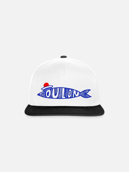 Sardine Toulon - Snapback Cap - Weiß/Schwarz