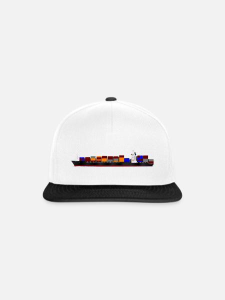Cruise Ship by Ilooking - Snapback Cap - Weiß/Schwarz
