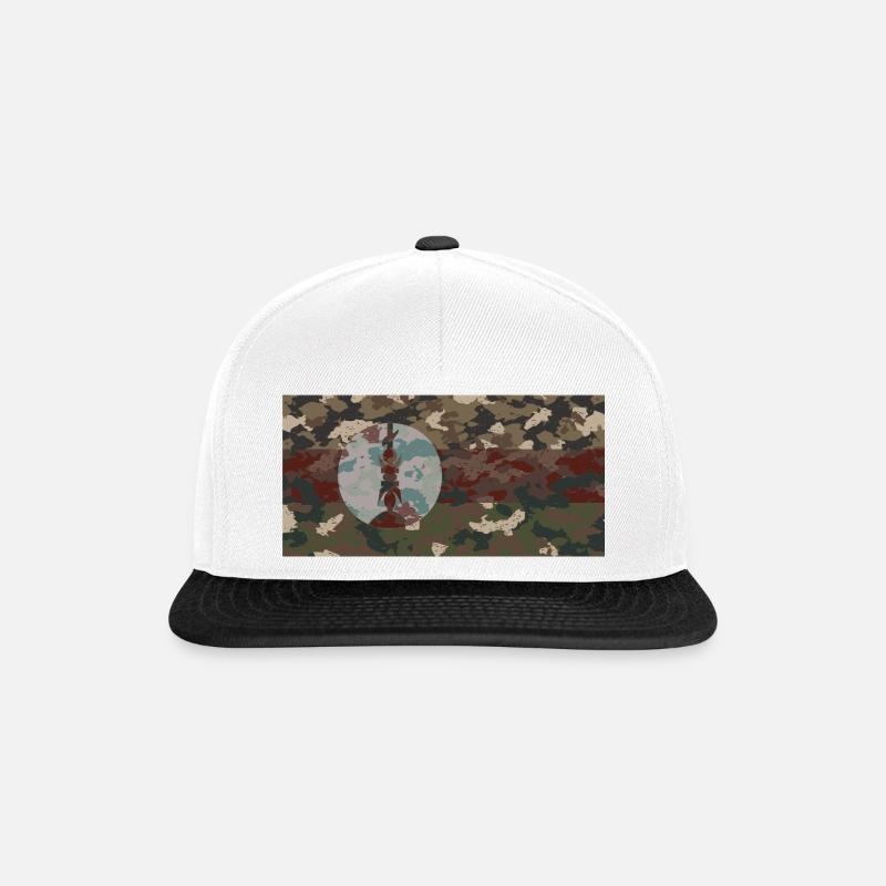 New Caledonia - Snapback Cap - white/black