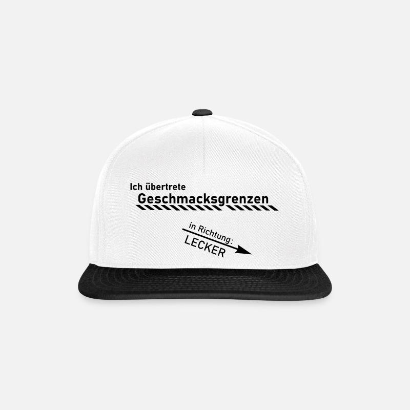 Taste limit - Snapback Cap - white/black