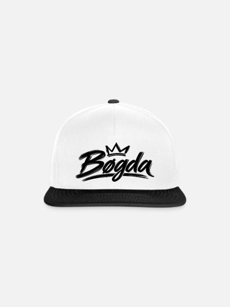 Bøgda - Snapback Cap - Weiß/Schwarz