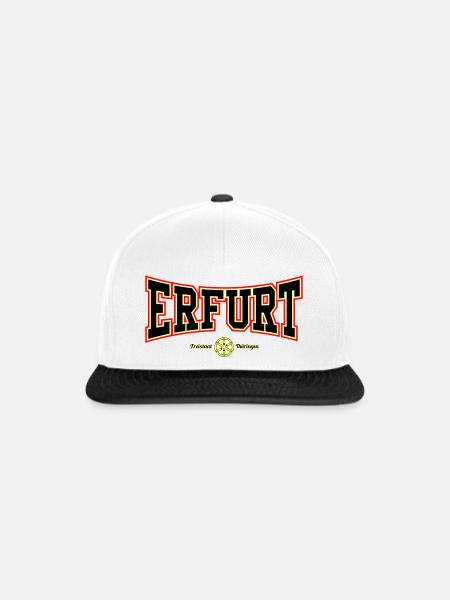 ERFURT - Snapback Cap - Weiß/Schwarz