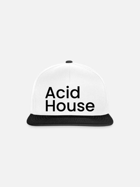 Acid Haus - Snapback Cap - Weiß/Schwarz