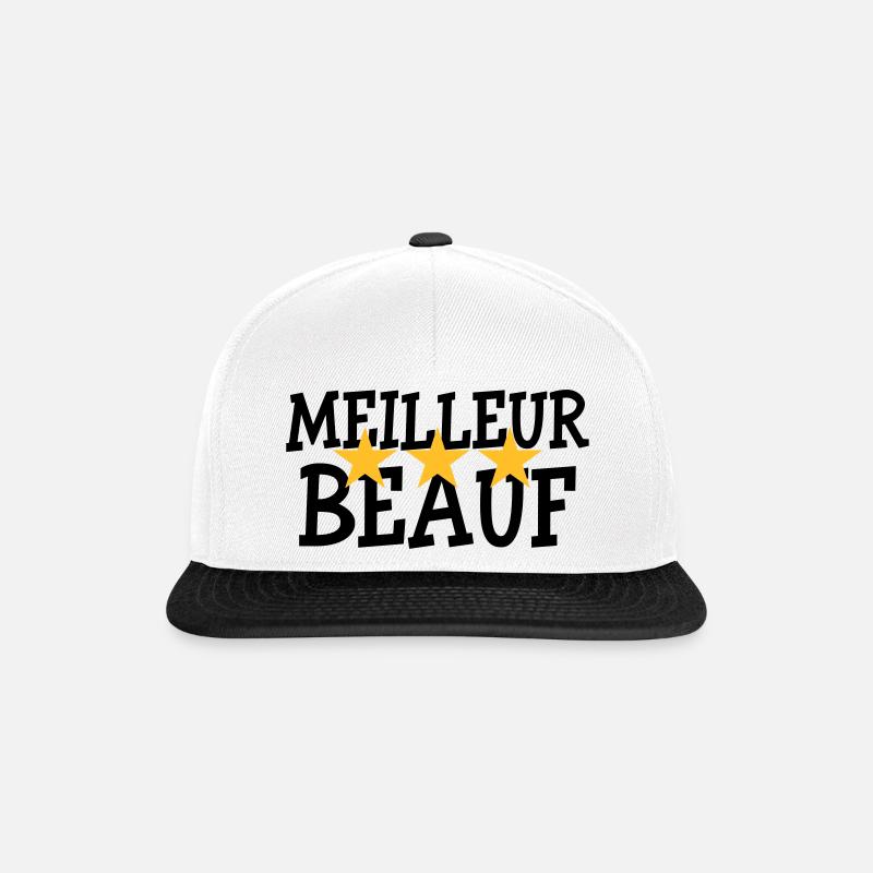 Meilleur Beauf - Casquette snapback - blanc/noir