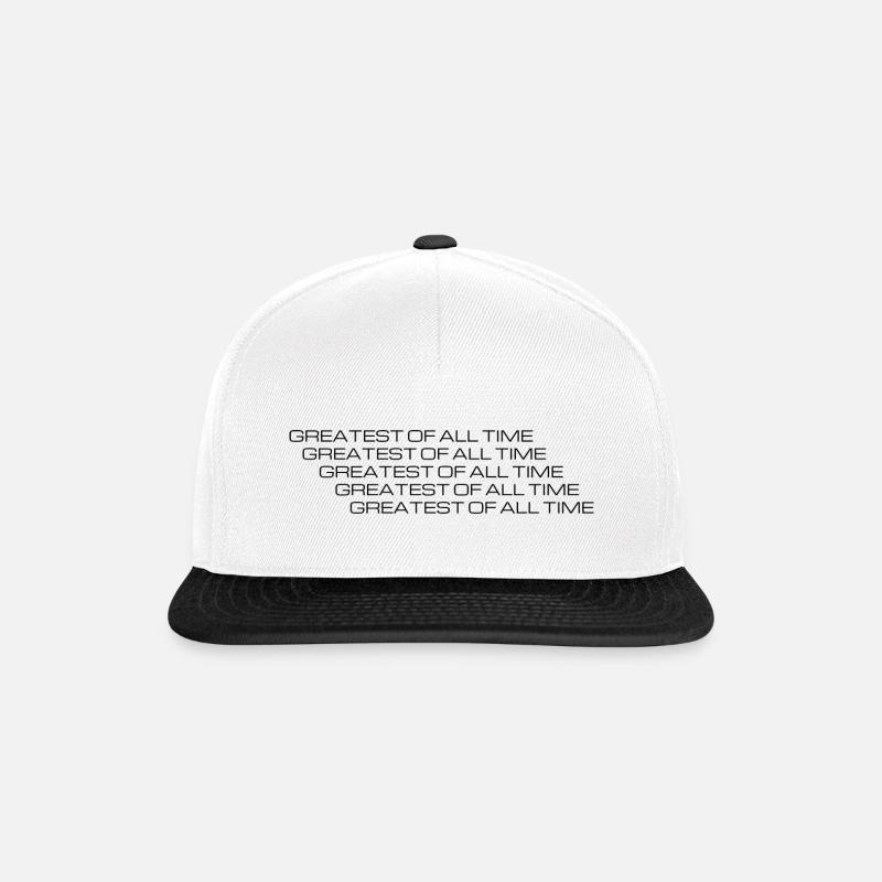 Ziegen-Spam - Snapback Cap - Weiß/Schwarz