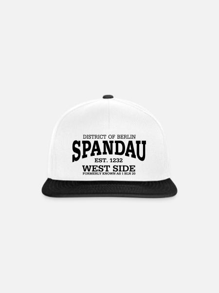 Spandau Berlin - Snapback Cap - Weiß/Schwarz