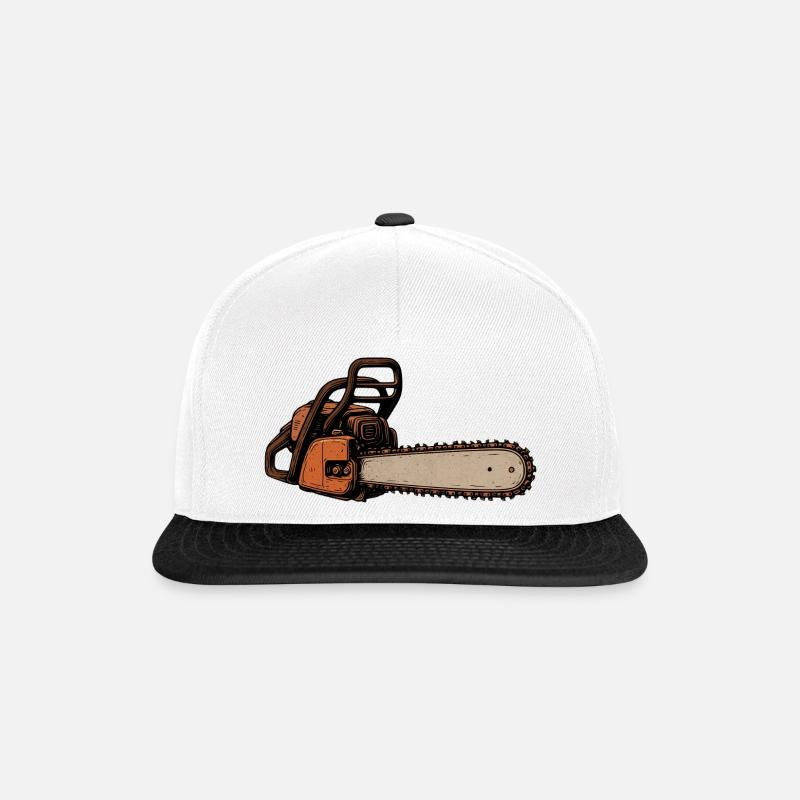 Saw - Snapback Cap - white/black