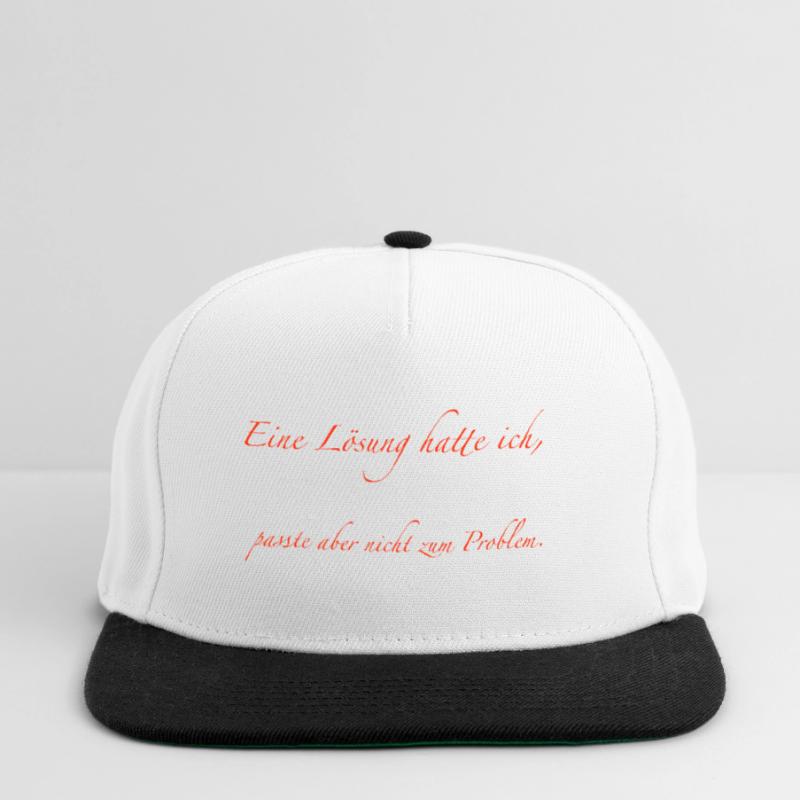 J’avais une solution Casquette snapback