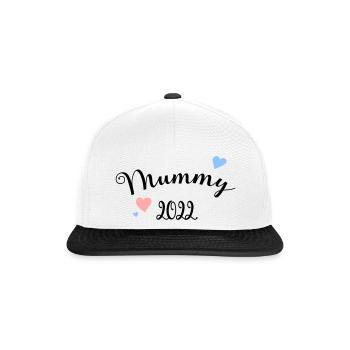 Mummy 2022 Farbwechsel - Snapback Cap - Weiß/Schwarz - Vorne