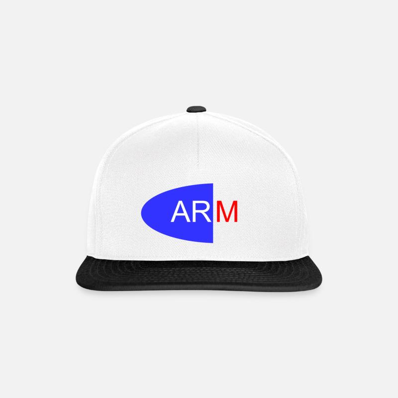 ARM AMS WIEN - Snapback Cap - Weiß/Schwarz